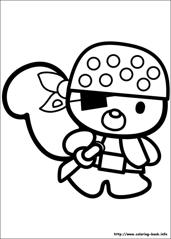 Hello Kitty coloring picture